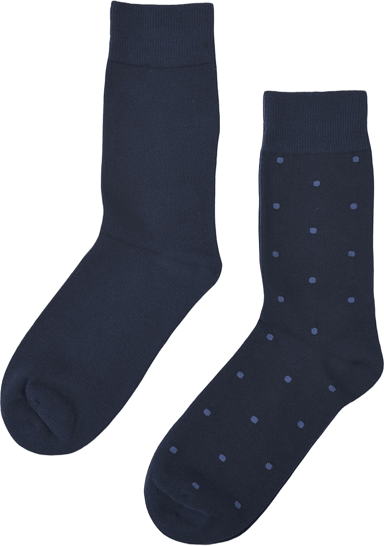 Prickiga strumpor, 2-pack, från NORVIE, i färgen Blue.