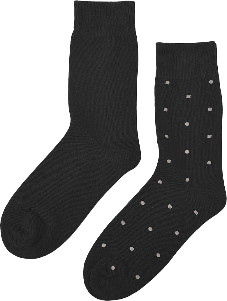 Prickiga strumpor, 2-pack, från NORVIE, i färgen Brown.