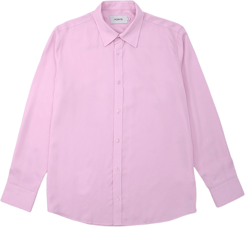 Skjorta i lyocell PIERRE, från NORVIE, i färgen Pink.