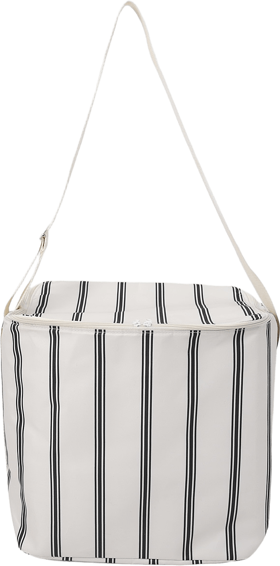 Kylväska STRIPED, från Åhléns Home, i färgen Black.