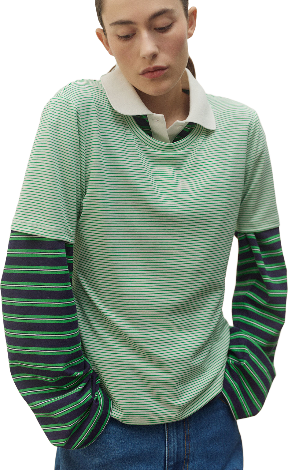 T-shirt IVIE, från Carin Wester, i färgen White/Green.