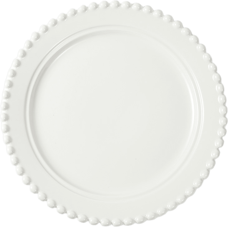 Tallrik POLLY 27 cm, från Åhléns Home, i färgen White.