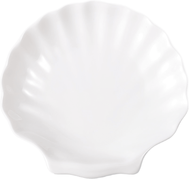 Assiett SHELL 15 cm, från Åhléns Home, i färgen White.