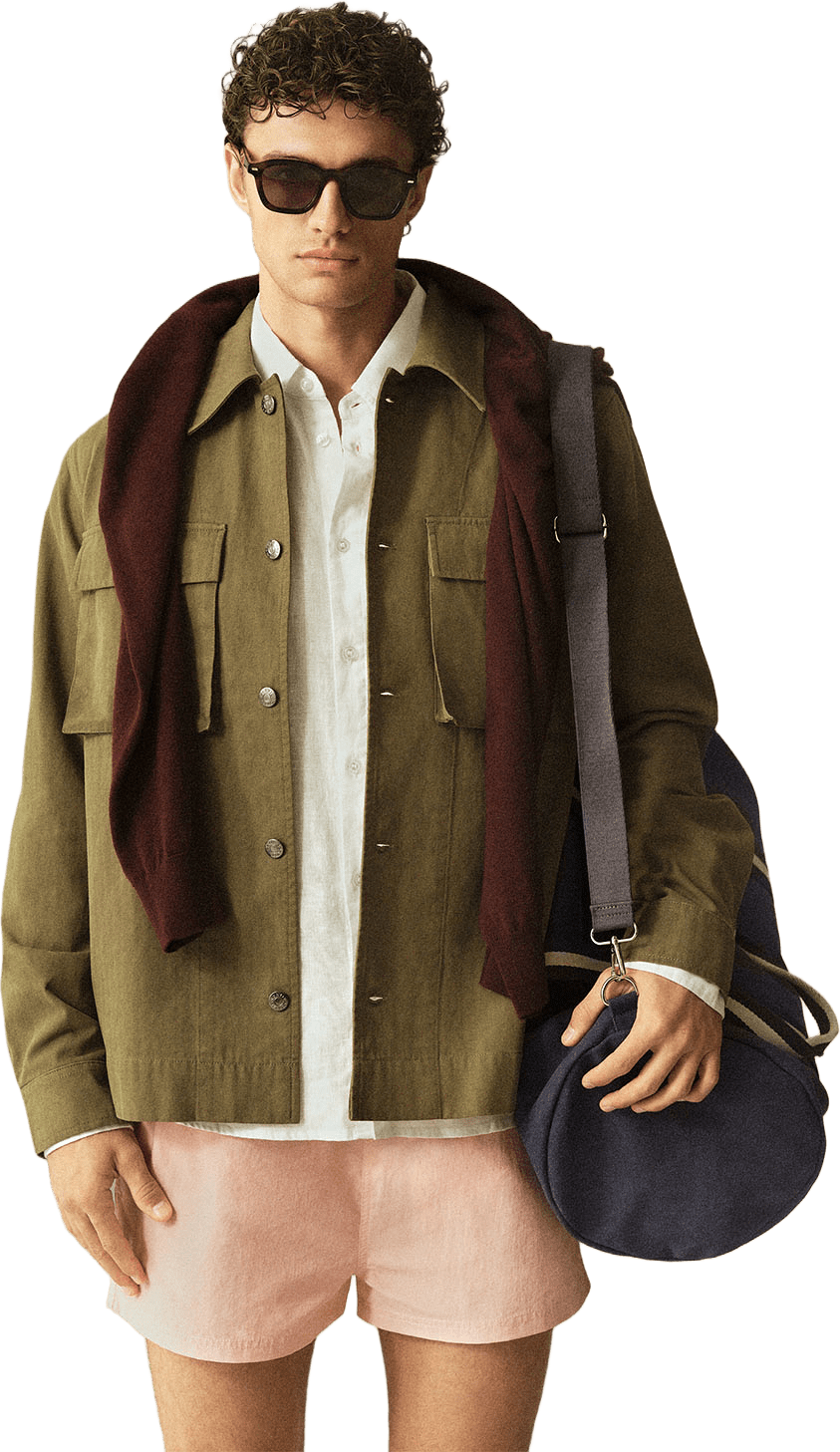 Overshirt FLORENCE, från NORVIE, i färgen Khaki.