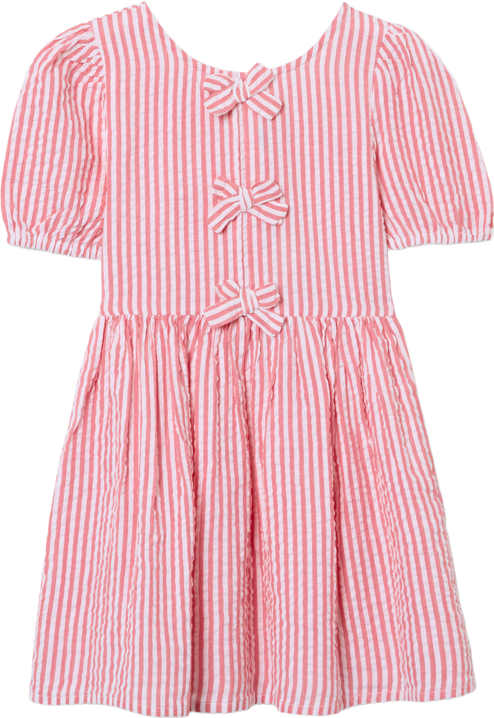 Klänning i bäckebölja CAMILLE, från RIKIKI, i färgen Pink.