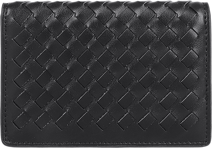 Flätat passfodral, från Monteroc, i färgen Black.