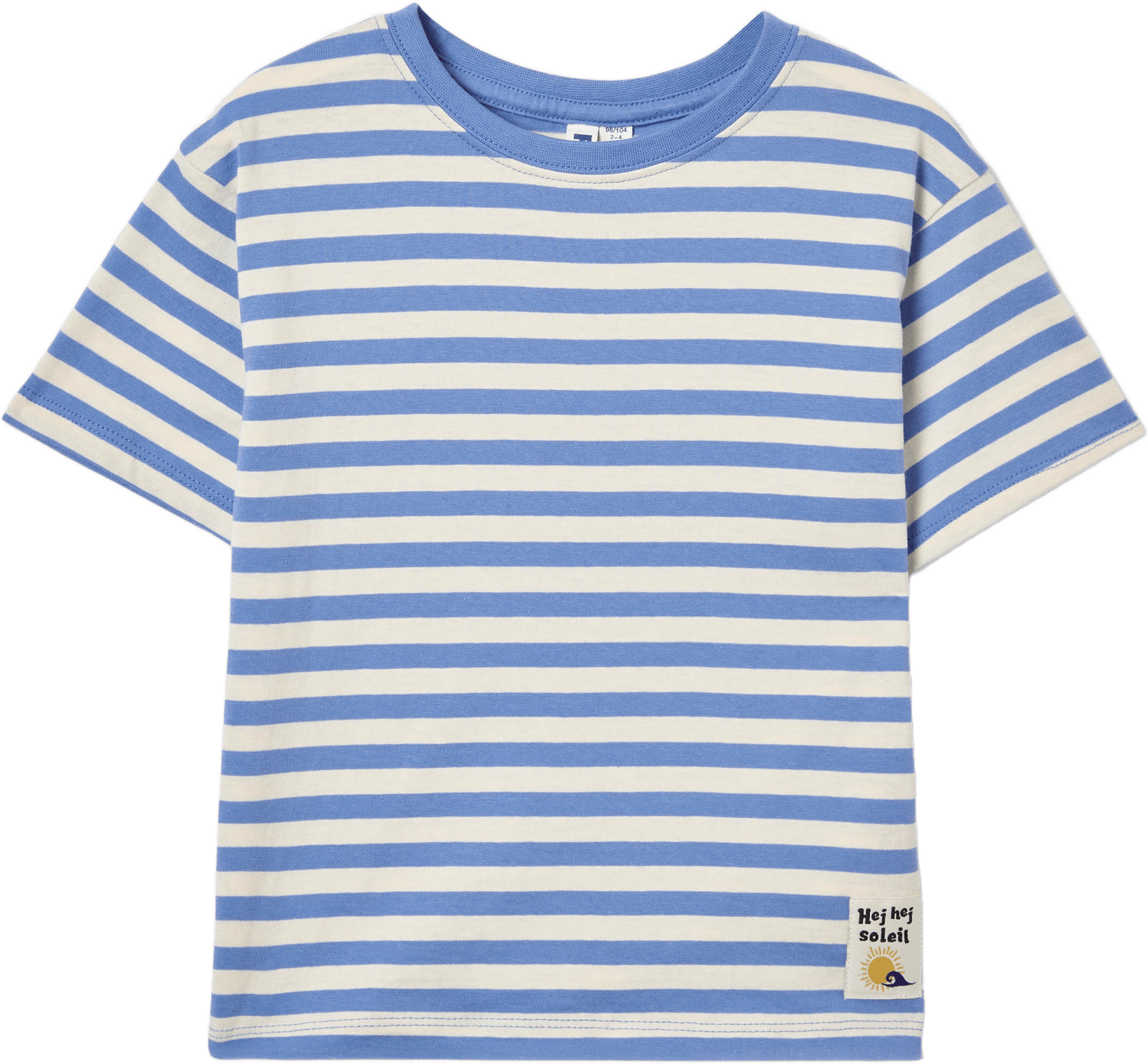 T-shirt ANDIE, från RIKIKI, i färgen Blue Stripe.