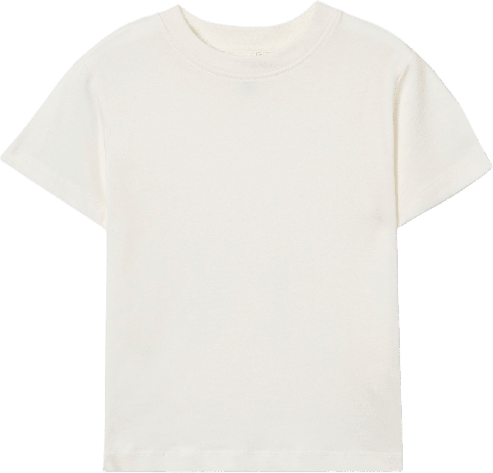 Enfärgad t-shirt ENVY, från RIKIKI, i färgen Offwhite.