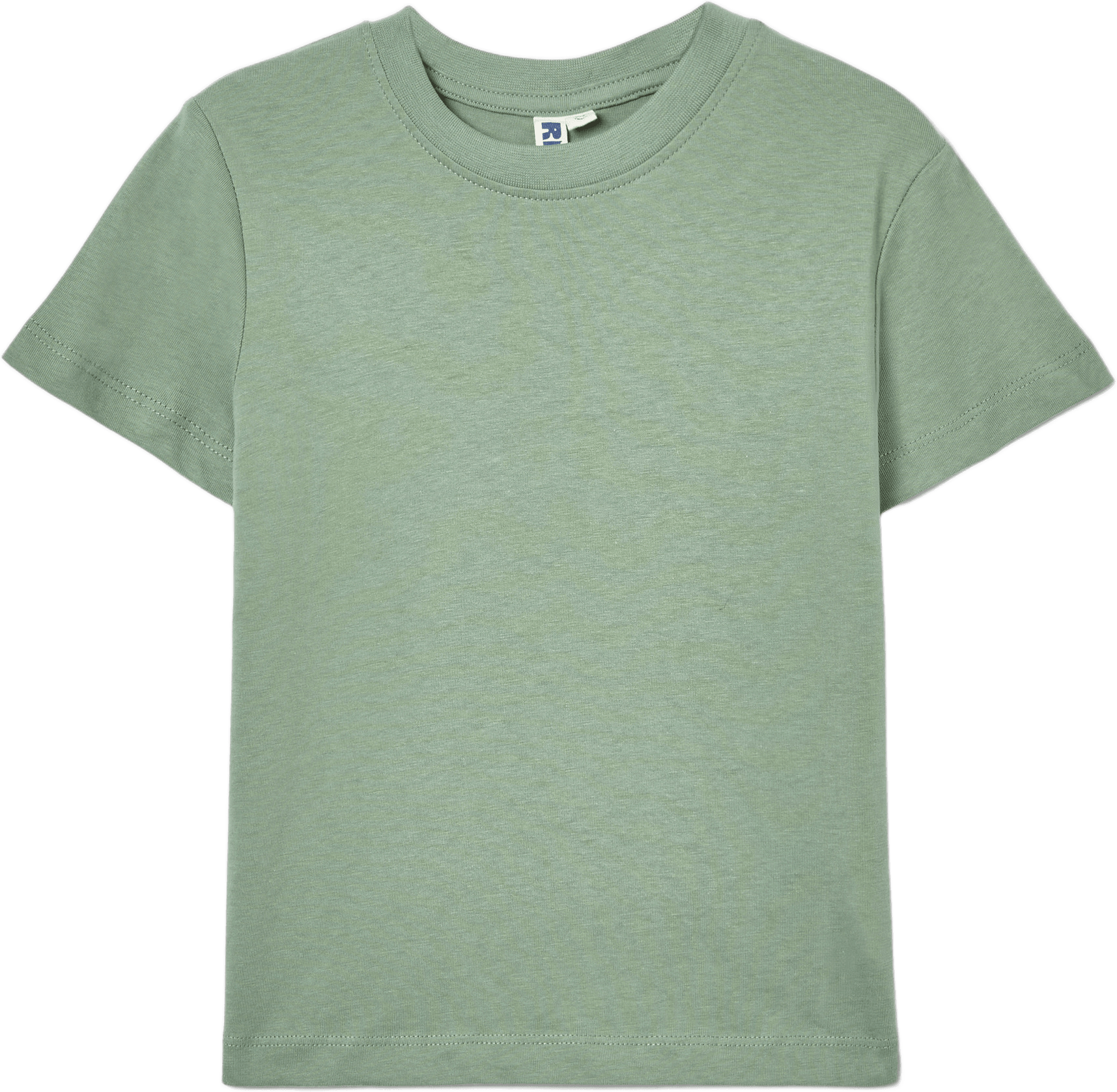 Enfärgad t-shirt ENVY, från RIKIKI, i färgen Green.