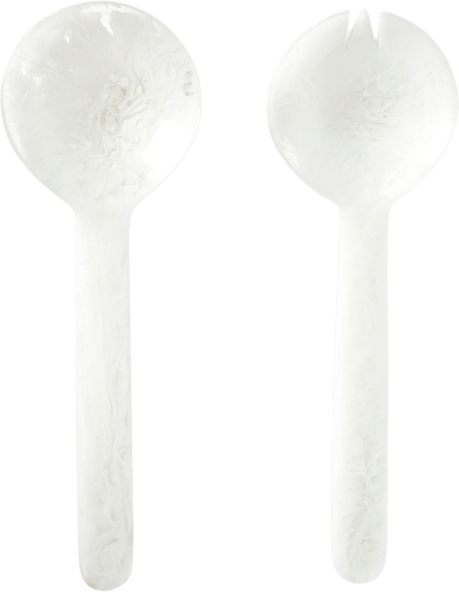 Salladsbestick i polyresin, från Åhléns Home, i färgen White.