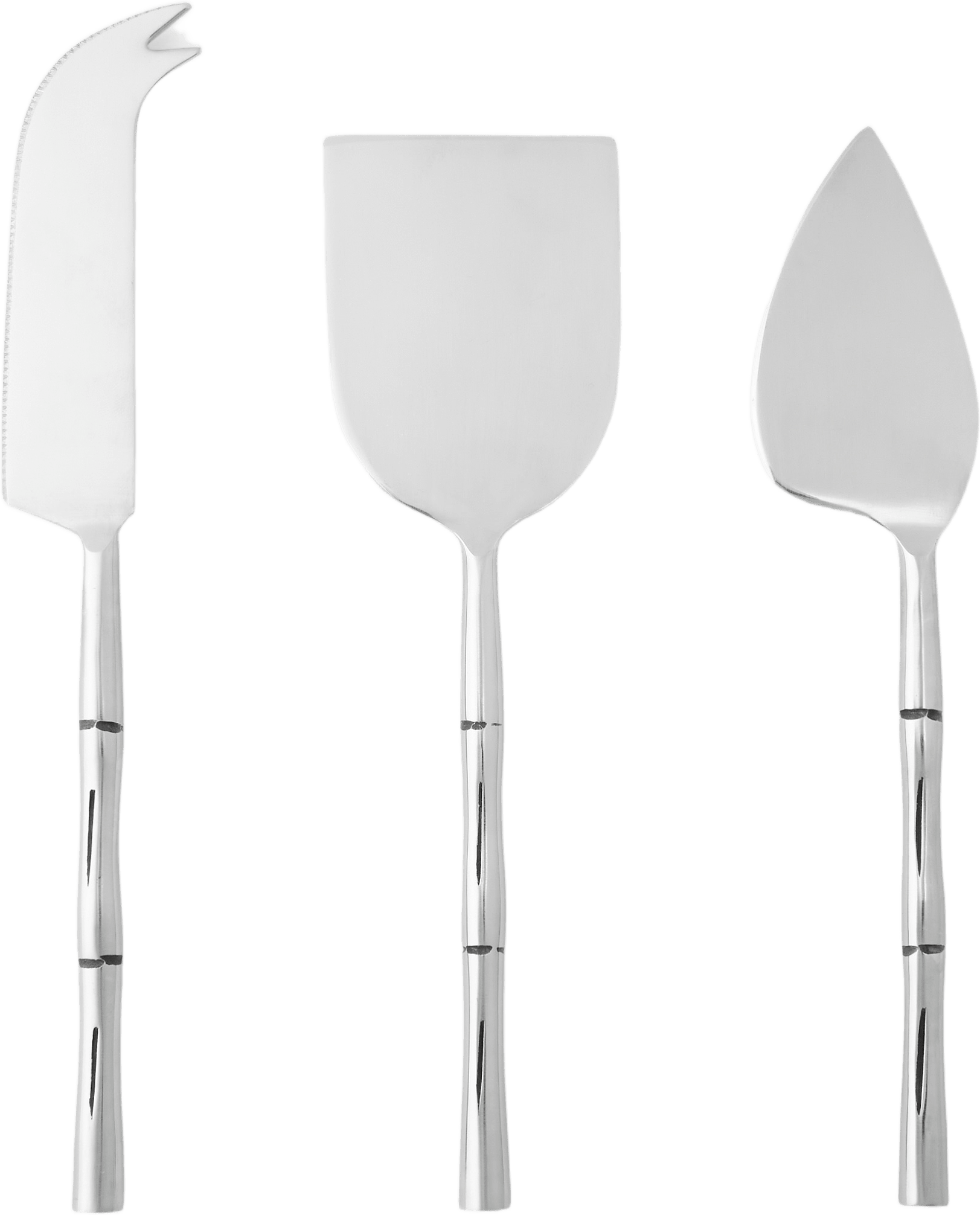 Ostknivset 3 delar, från PORTOLINO LIVING, i färgen Silver.