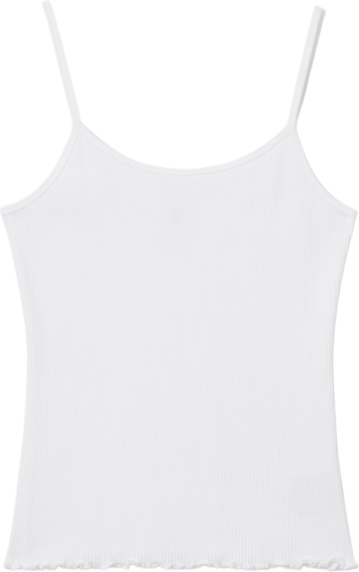 Ribbat linne ILSE, från Å WOMAN, i färgen White.