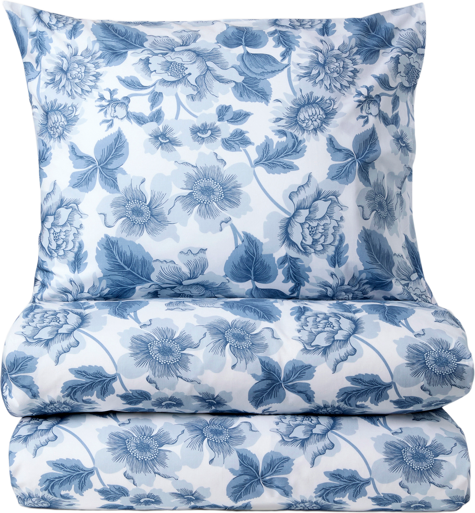 Bäddset EDEN 150x210 cm, från Åhléns Home, i färgen Blue.