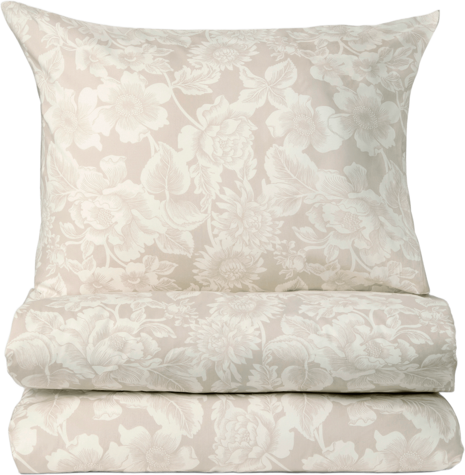 Bäddset EDEN 150x210 cm, från Åhléns Home, i färgen Beige.