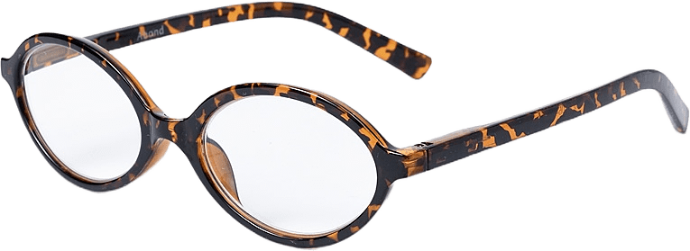 Läsglasögon ROUND T 1,5+, från Abond, i färgen Brown.