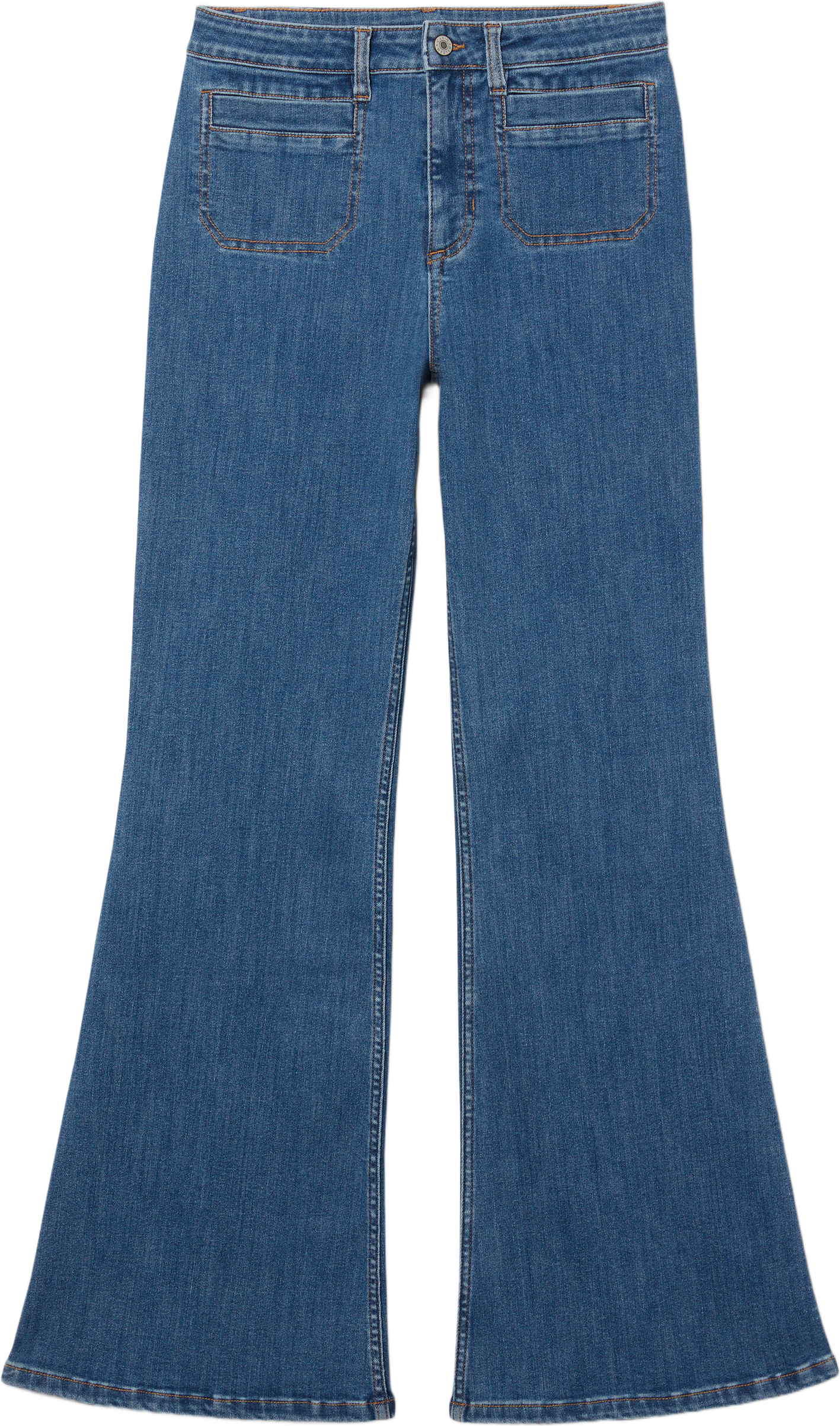 Utsvängda jeans VIOLET, från Carin Wester, i färgen Mid Blue.