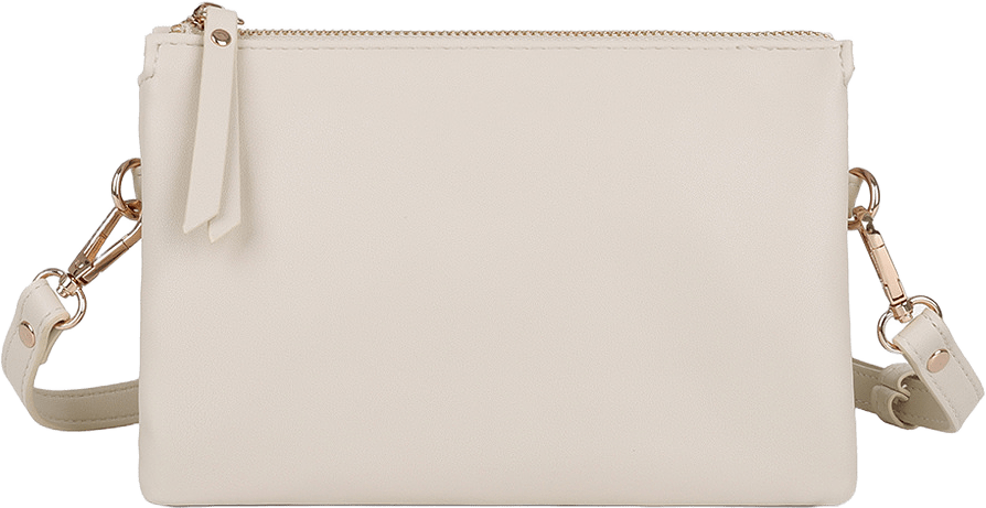 Crossbody-väska LINA, från Å WOMAN, i färgen Off White.