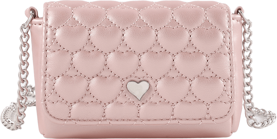 Handväska KATE, från RIKIKI, i färgen PINK METALLIC.