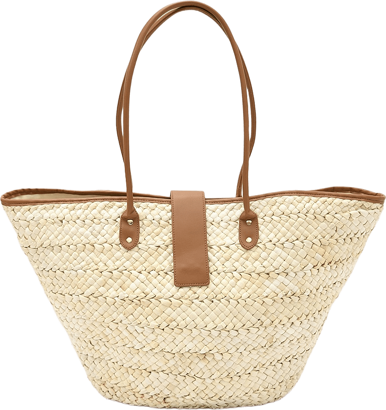 Stråväska BIGGIE, från Carin Wester, i färgen Straw.