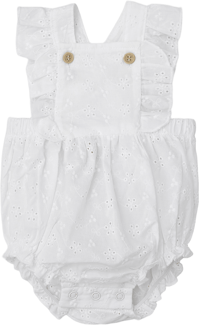 Body med volang EBBA, från RIKIKI, i färgen White.