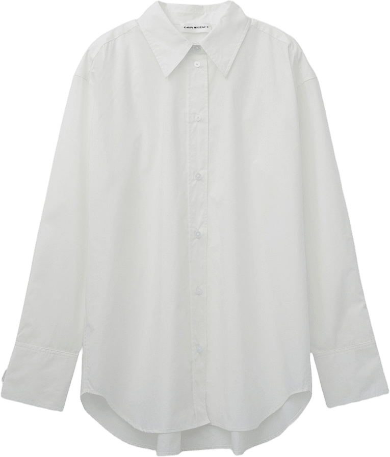 Poplinskjorta BJORK, från Carin Wester, i färgen Bright White.