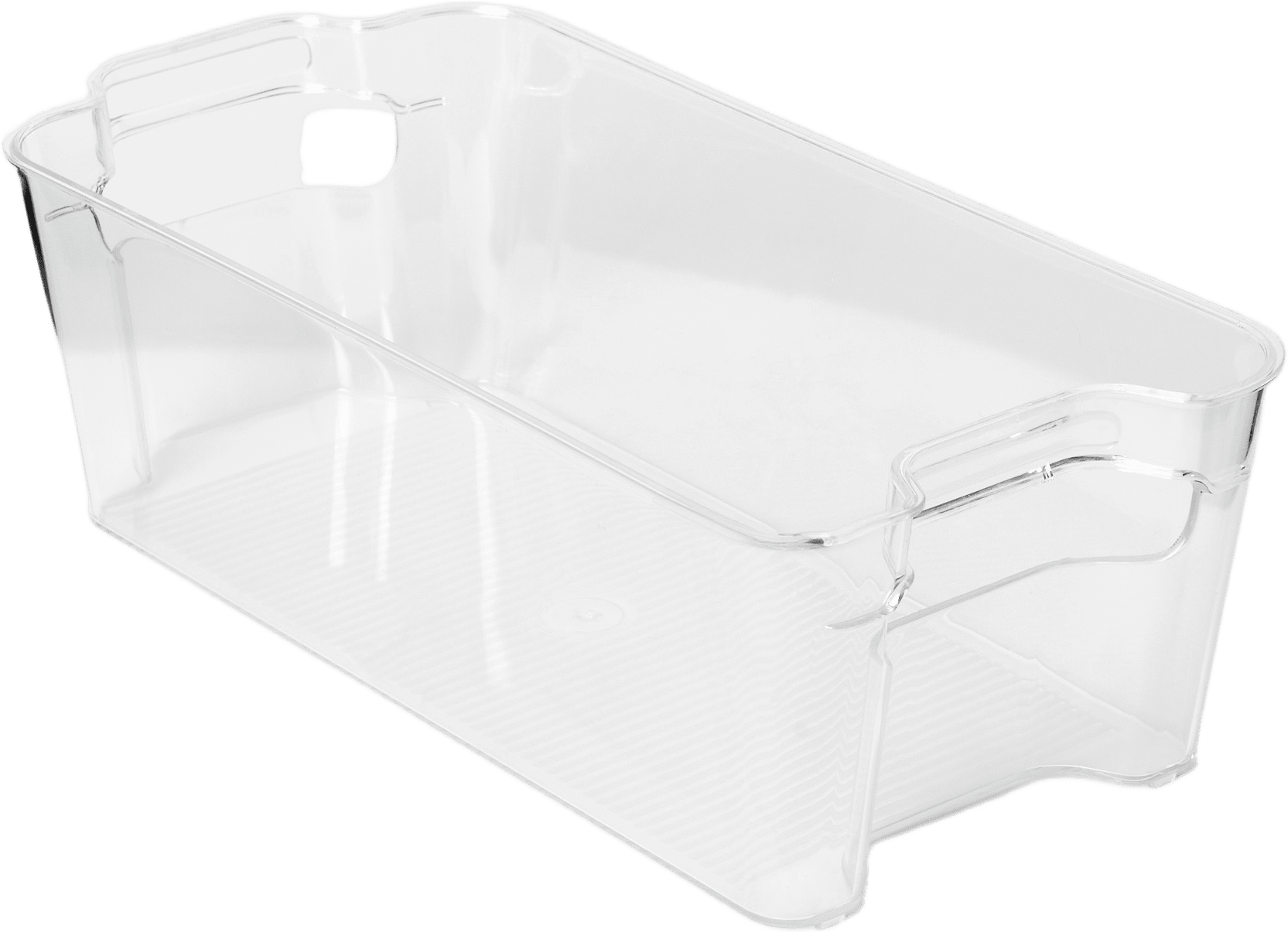 Stapelbar kylskåpsförvaring 15,5x32 cm, från Åhléns Home, i färgen Clear.