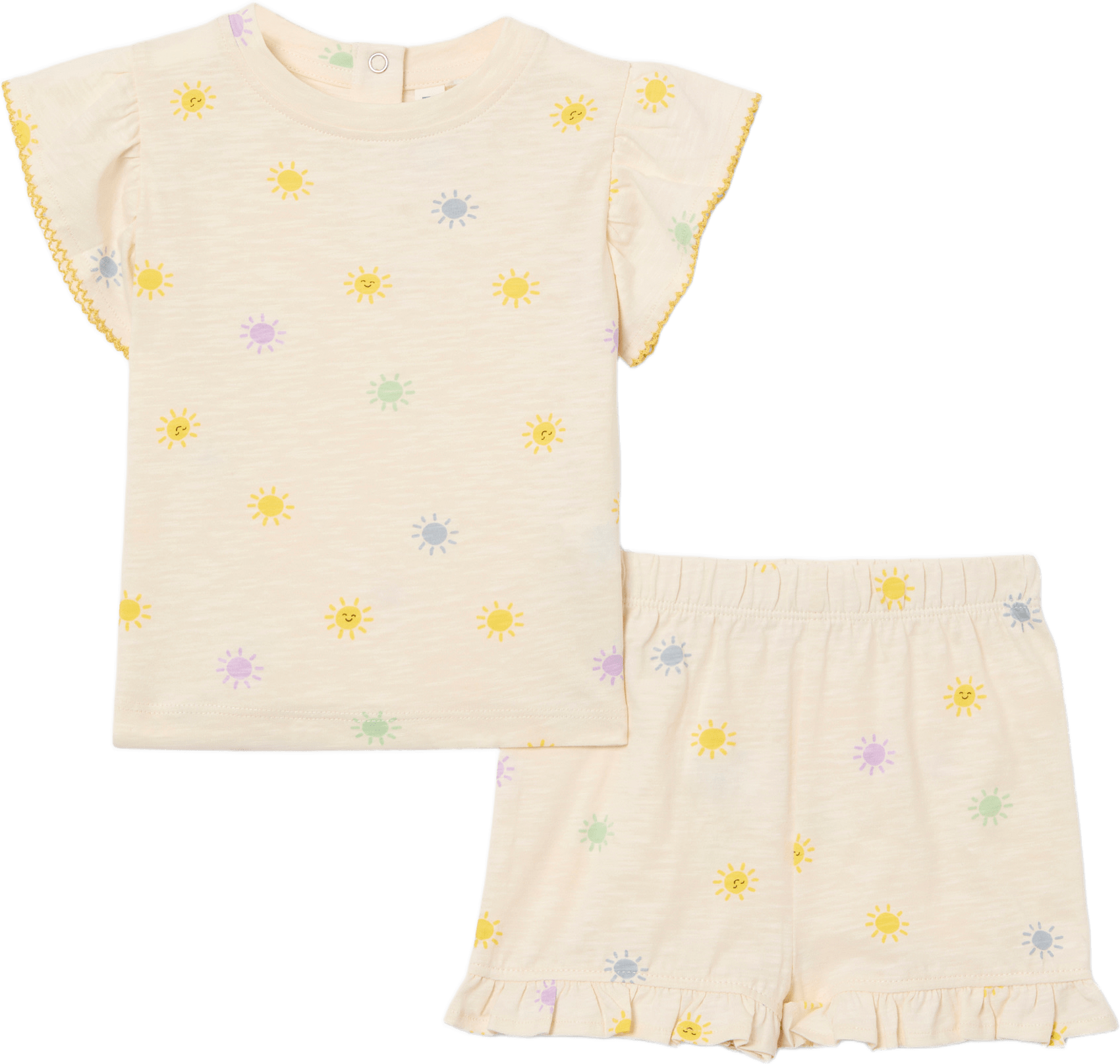 Tvådelat set ULLA, från RIKIKI, i färgen Sun.