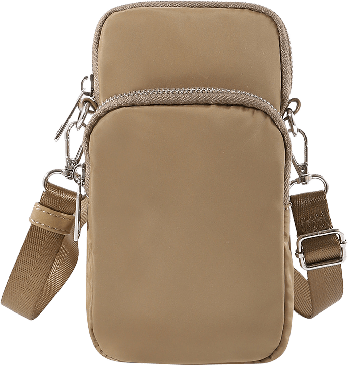 Mobilväska ALYSSA, från Å WOMAN, i färgen Beige.