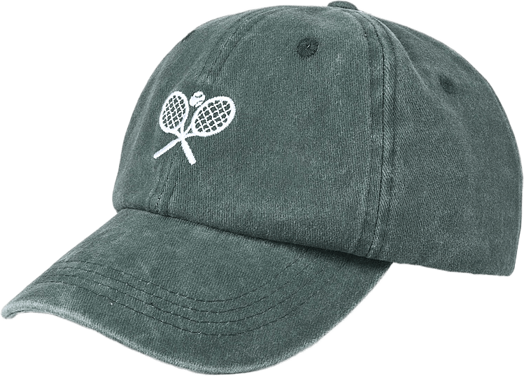 Keps med broderie WILLE, från NORVIE, i färgen Green.