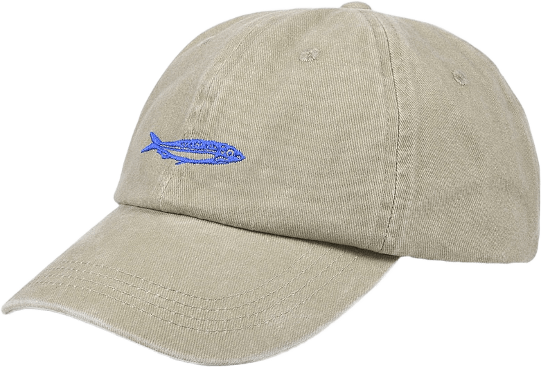 Keps med broderie WILLE, från NORVIE, i färgen Beige.