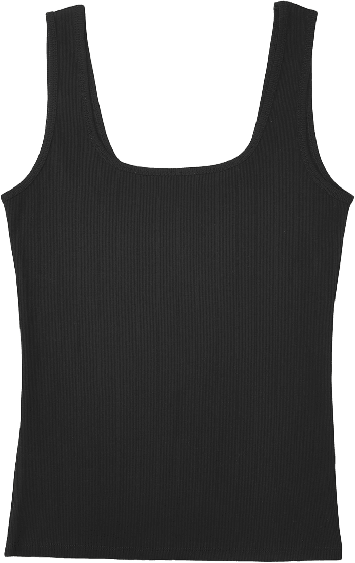 Ribbat linne BEATRICE, från Wera, i färgen Black.