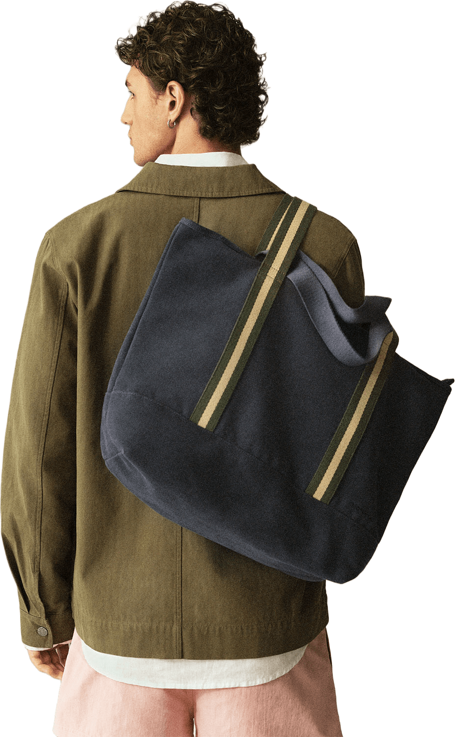 Totebag i canvas ADAM, från NORVIE, i färgen Navy.