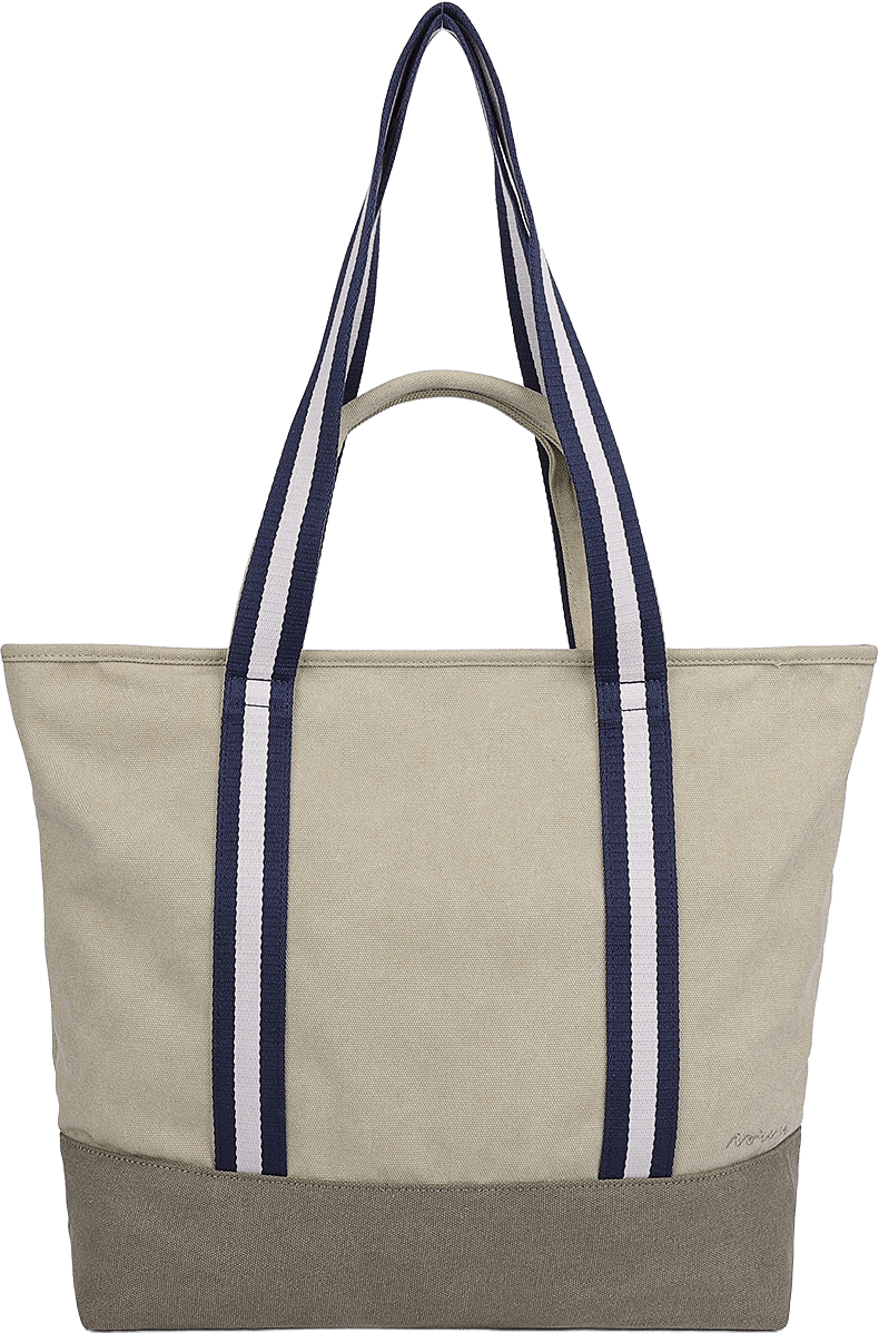 Totebag i canvas ADAM, från NORVIE, i färgen Off White.