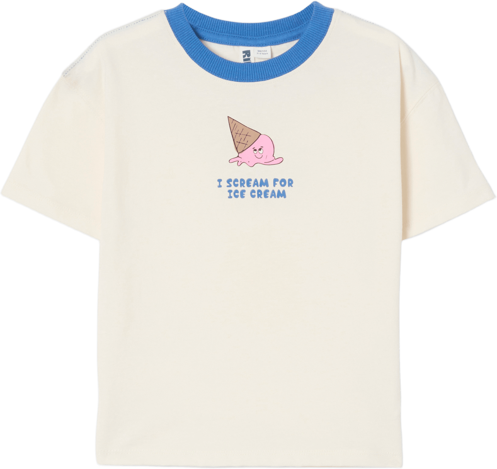 T-shirt FRED, från RIKIKI, i färgen Ice Cream.