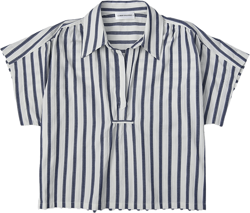 Blus FIORE, från Carin Wester, i färgen Navy Stripe.