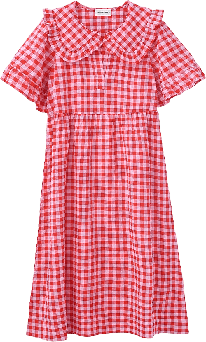 Klänning LOVELI, från Carin Wester, i färgen Red Check.