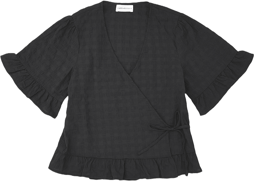 Omlottblus FLIZA, från Carin Wester, i färgen Black.