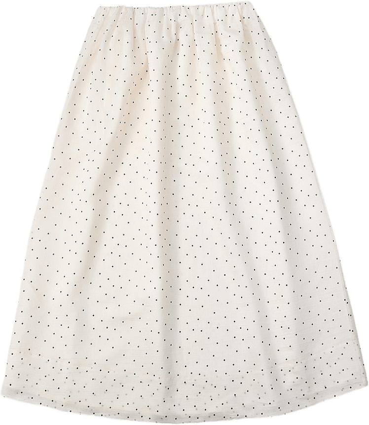 Kjol i tencel SELENA, från Wera, i färgen Dots.