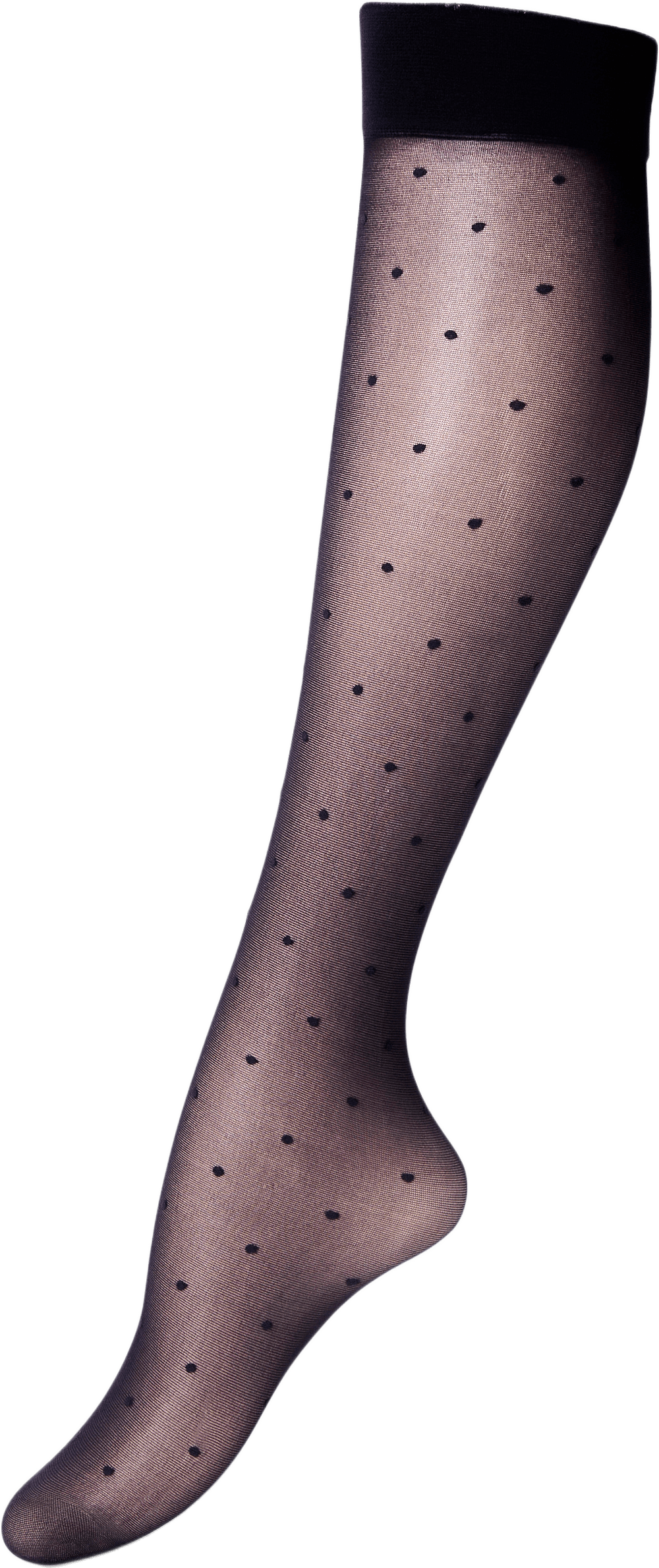 Prickiga knästrumpor 20 den, från Å WOMAN, i färgen Navy.