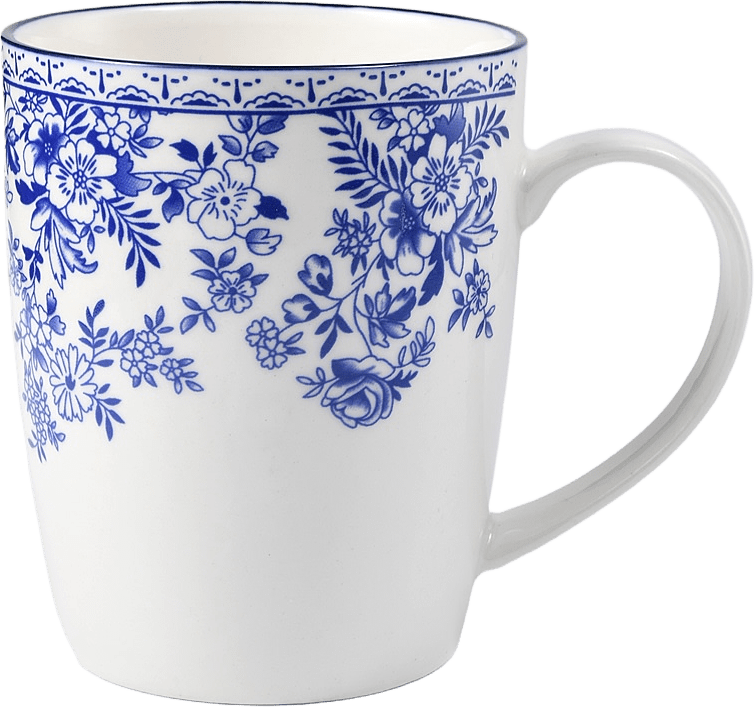 Mugg STINA, från Åhléns Home, i färgen Blue.