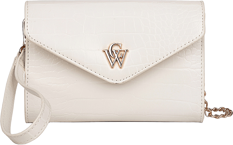 Kuvertväska DIANA, från Carin Wester, i färgen White.