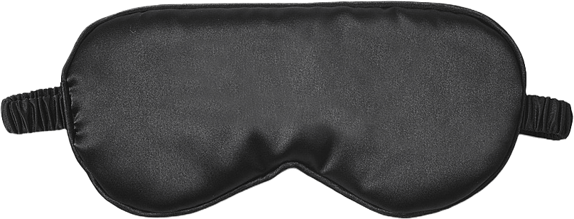 Sovmask i satin, från Monteroc, i färgen Black.
