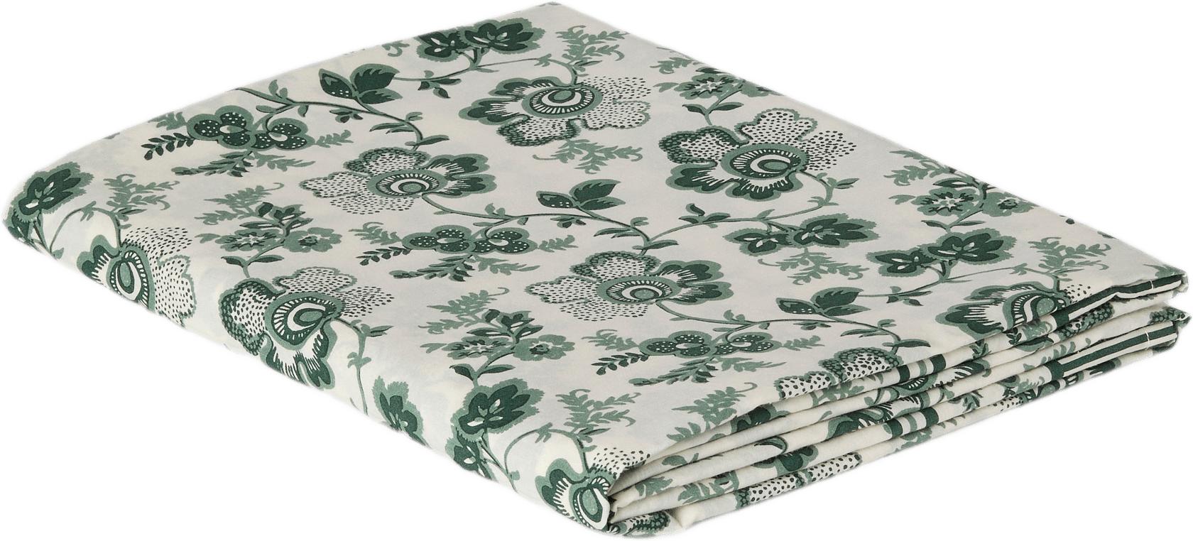 Bordsduk FLOWERS 145x250 cm, från PORTOLINO LIVING, i färgen Green.