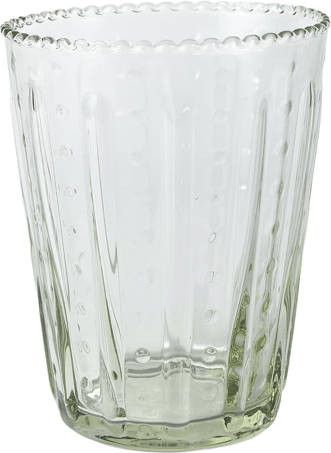 Tumblerglas LARA, från Åhléns Home, i färgen Green.