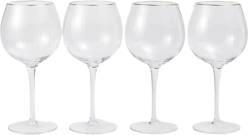 Vinglas SOPRAN 50 cl, 4-pack, från Åhléns Home, i färgen Gold.