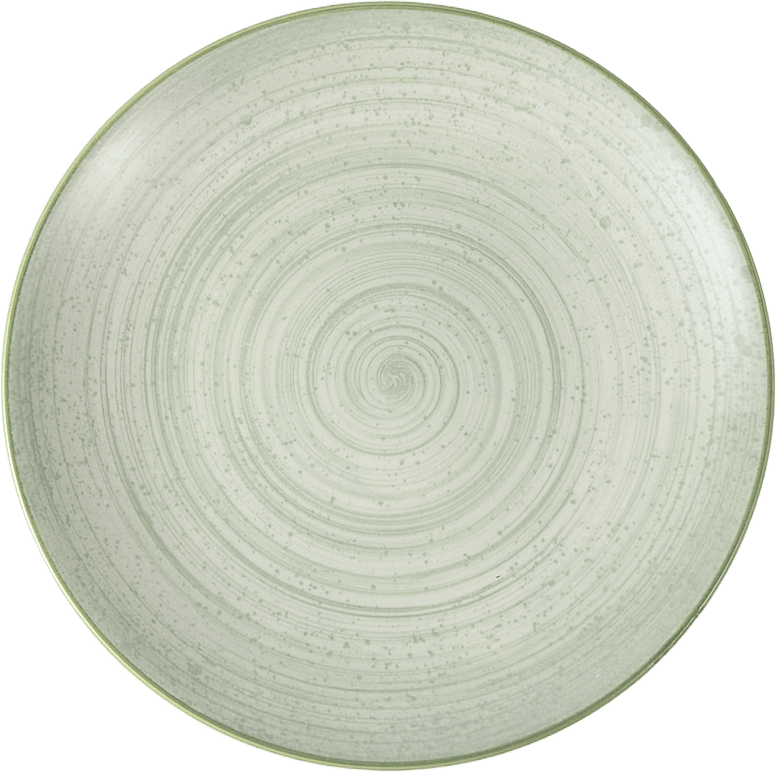 Tallrik POSITANO 22 cm, från PORTOLINO LIVING, i färgen Green.