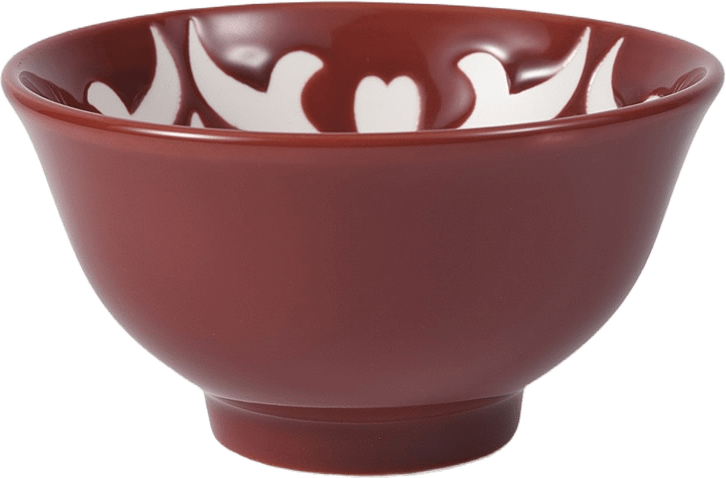 Skål POSITANO 9 cm, från PORTOLINO LIVING, i färgen Burgundy.