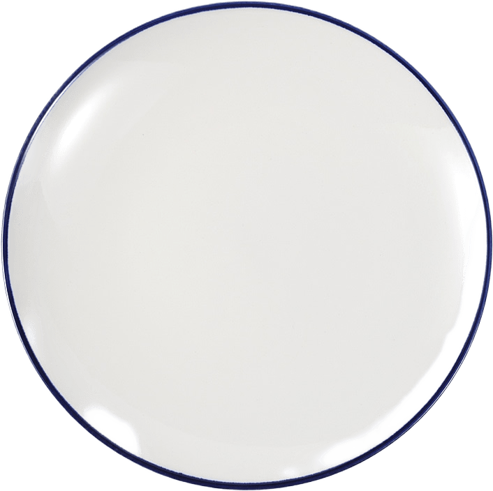Assiett PARISA 20 cm, från Åhléns Home, i färgen White/Blue.