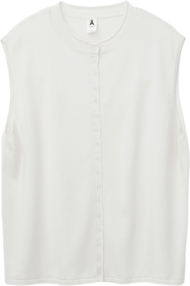 Väst GRETA, från Å WOMAN, i färgen Creme.