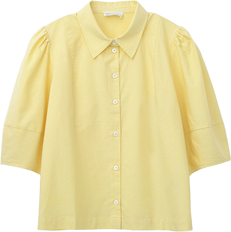 Blus med puffärm MARISSA, från Carin Wester, i färgen Yellow.